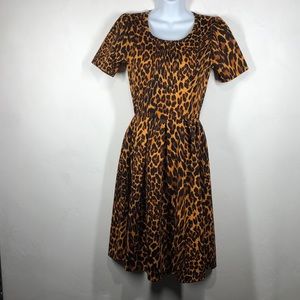 LuLaRoe animal print dress size small